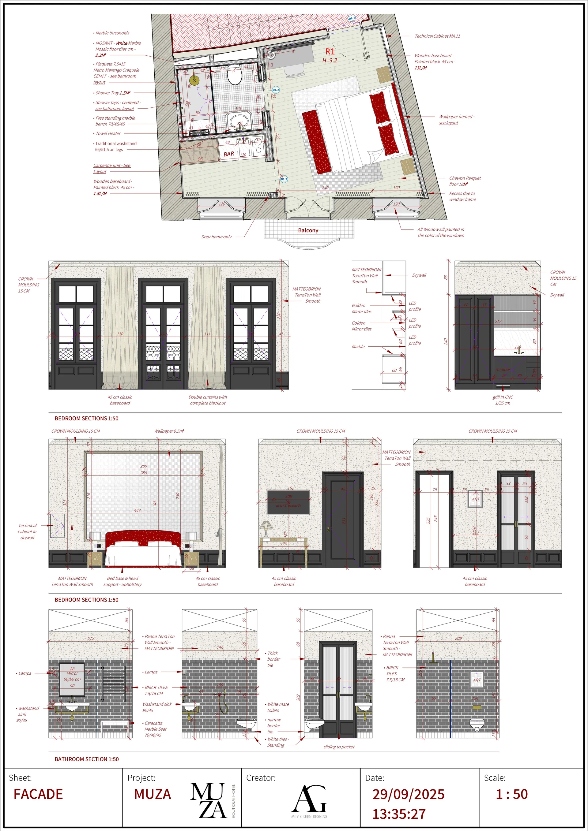Muza Boutique hotel, Porto, Portugal — ARCHITECTURAL PLANNING (42)